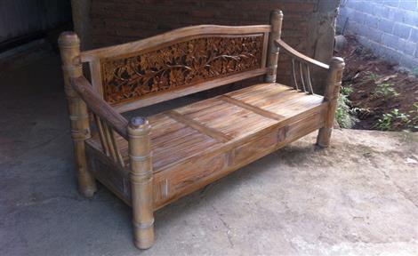 bamboo bench